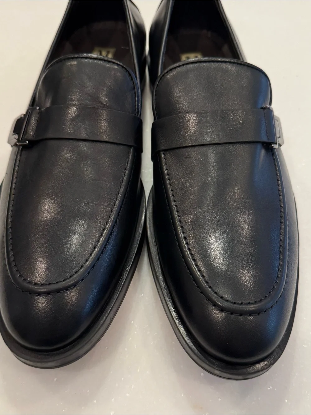Bruno Magli Pablo Buckle Strap Loafer Size US 9 EU 42 New